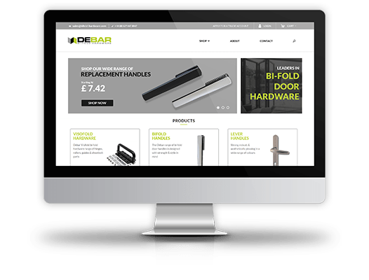 Debar E-commerce Site Desktop
