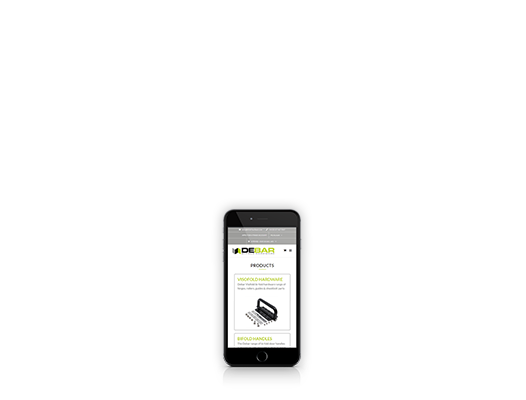 Debar E-commerce Site Mobile