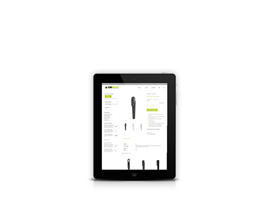 Debar E-commerce Site Tablet