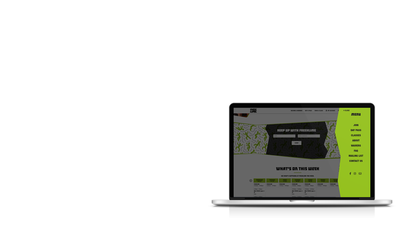 FREEKLIME Lap Mockup