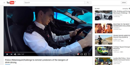Met Police Mannequin Challenge