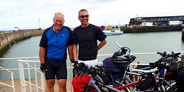 Mick & Ryan take part in Coast to Coast Cycle Challenge