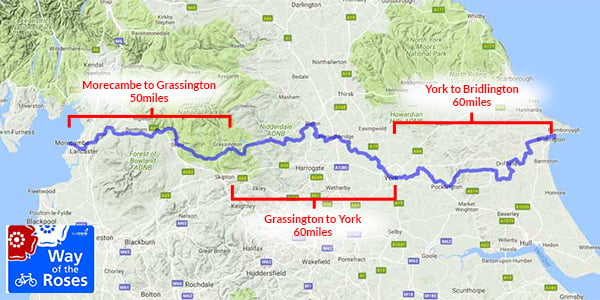 Mick & Ryan take part in Coast to Coast Cycle Challenge