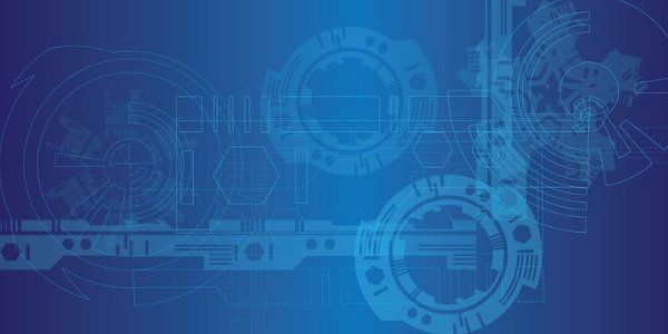 Blue Geometric Background