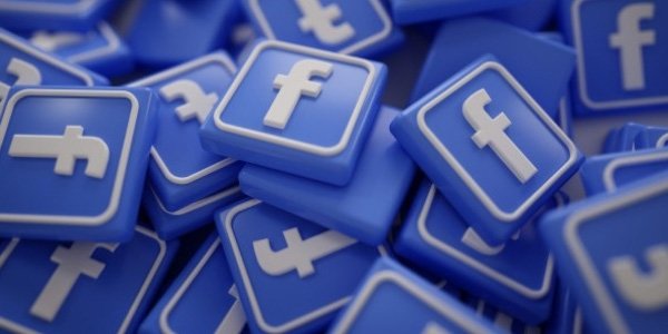 3D Facebook App Logos